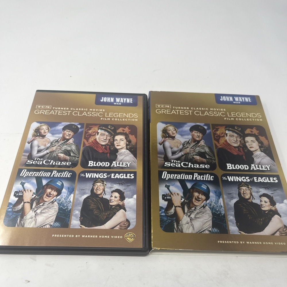 Turner Classic Movies GCF Legends: JOHN WAYNE WAR 4 DVD Set